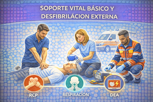 curso SOPORTE VITAL BASICO Y DESFIBRILACION EXTERNA