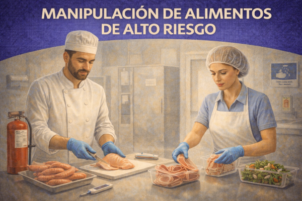 Curso MANIPULACION DE ALIMENTOS DE ALTO RIESGO
