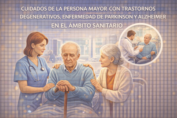 Curso Cuidados de la persona anciana con trastornos degenerativos, enfermedades de Parkinson y Alzheimer en el ámbito sanitario