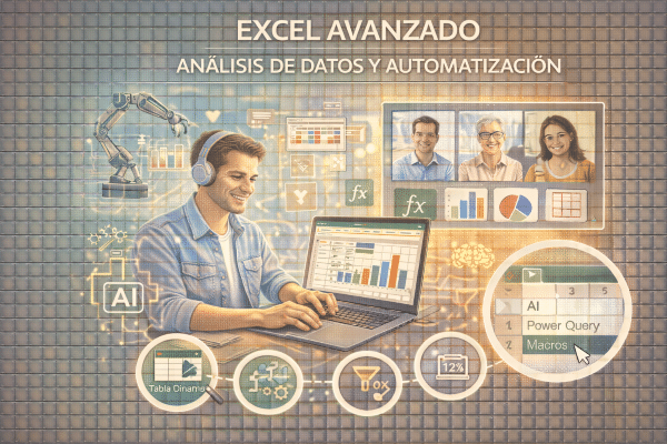 curso excel avanzado analisis datos automatizacion power query power pivot