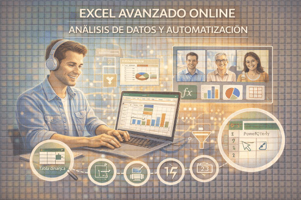 curso excel avanzado online analisis de datos automatizacion tablas dinamicas power query en España