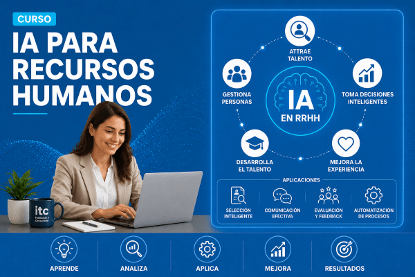 Curso de IA para Recursos Humanos orientado a selección, talento, desempeño y gestión de personas